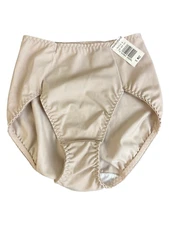 Vintage NEW FLEXEES for Maidenform Stretchy Brief Panties S Mocha Beige 94754