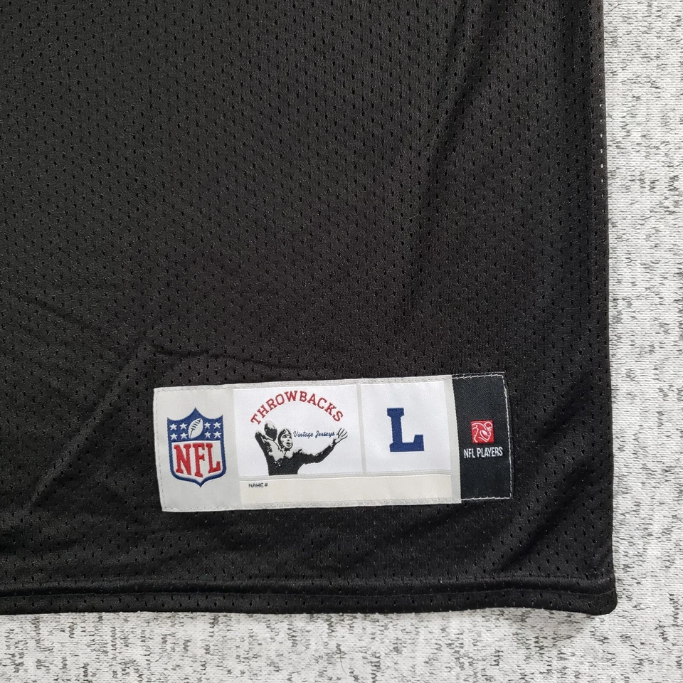 Camiseta Franco Harris Para Hombre L Pittsburgh Steelers #32 Negra NFL Retro Reebok Foto 4 de 4