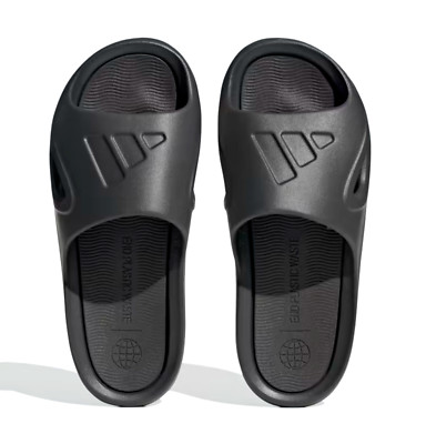NEW ADIDAS MEN'S ADICANE SLIDES ~ SIZE US 8  #HQ9915 BLACK