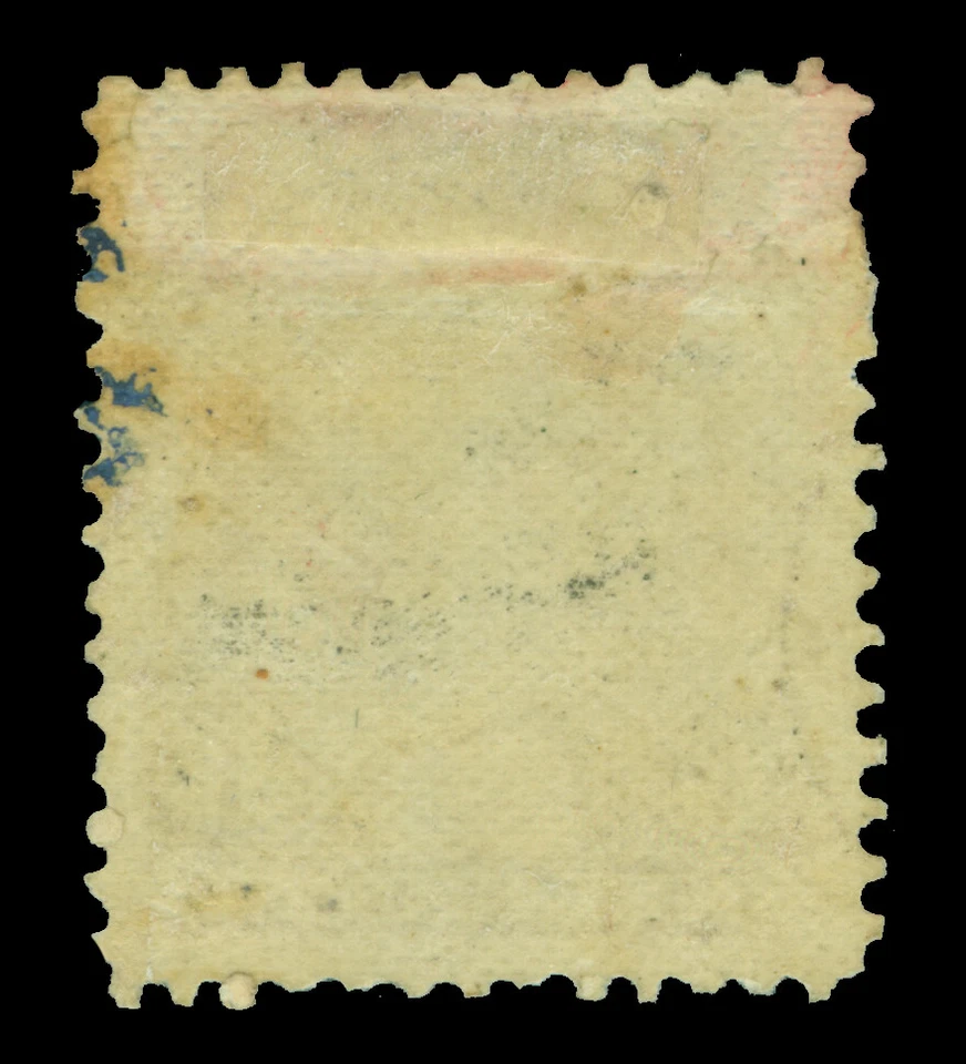 CANADA 1868  Queen Victoria  6c yellow brown  Scott # 27a  mint MH  F/VF - Image 2 of 2