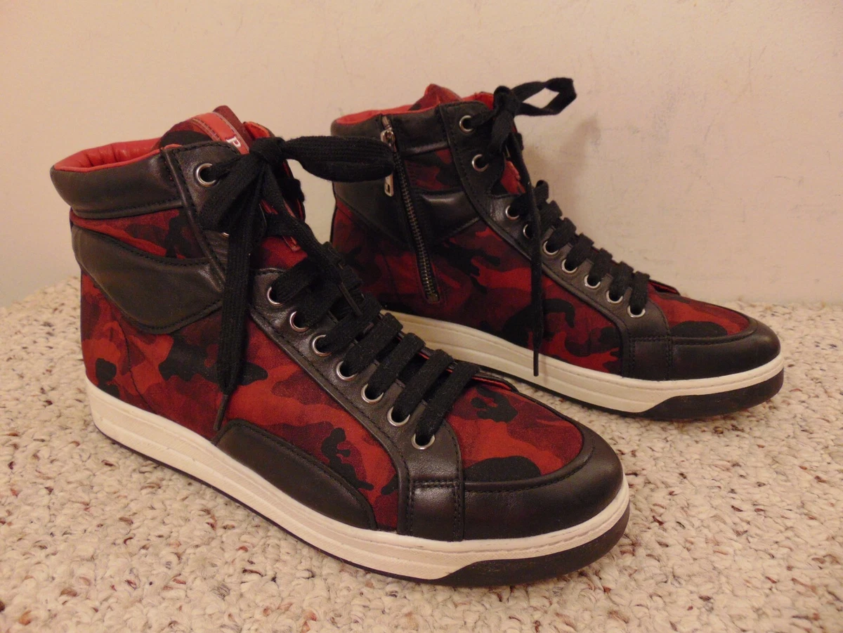 Prada clearance sneaker camouflage