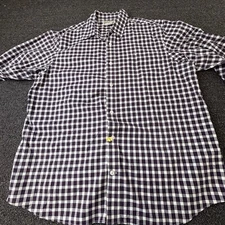 Duluth Trading Company Button Down Shirt Mens Extra Large Long Sleeve Plaid
