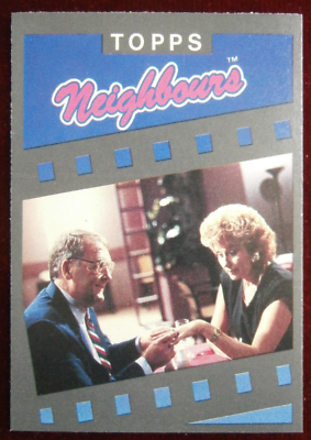 NEIGHBOURS Series #1 Card #06 An Old-Fashioned Romance TOPPS