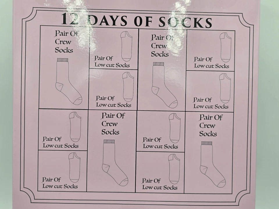 Womens 12 Days of Socks Marvel Comics Super Heroes Avengers Christmas Advent NIB - Image 3 of 3