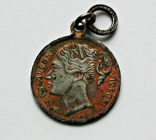 1830 HMGM Queen Victoria Cumberland Jack To Hanover Medal Token 1830 HMGM Queen Victoria Cumberland Jack To Hanover Medal Token