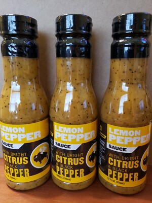 3-Pack Buffalo Wild Wings BWW Lemon Pepper Chicken/BBQ