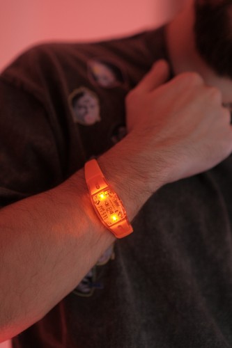 12 Mixed Sound Activated LED Bracelets Light Up Flashing Voice Control Bangle UK - Picture 13 of 19