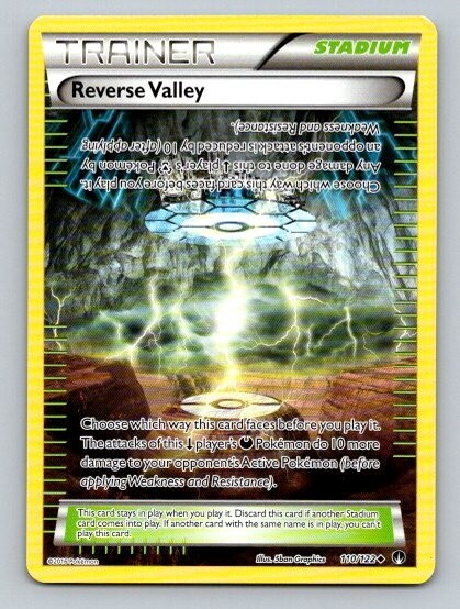 2016 Pokemon Card XY Breakpoint Reverse Valley 110/122