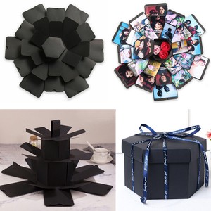 Details About Us Diy Surprise Explosion Box Memory Scrapbook Photo Album Kits Anniversary Gift