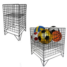 Black Dump Bin Basket Retail Merchandising Display Storage Bin