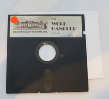 THE WORD HANDLER 5.25" Floppy Disk vintage computer software disc SVS 1981