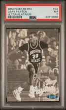 GARY PAYTON 2012-13 UD RETRO ULTRA PLATINUM SP /100 PSA 7 POP 1 SONICS