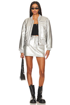 Apparis Women's Gretchen Metallic Mini Skirt - Size Small - NWT