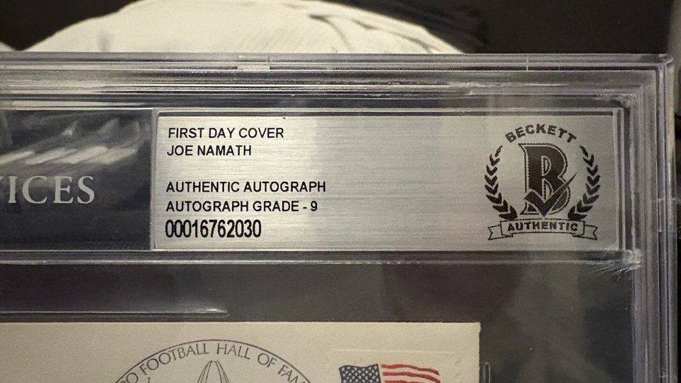 Autogramm vom Football Hall Of Famer und New York Jets-Legende  Joe Namath - Bild 2 von 3