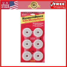 Summit Mosquito Dunks, 6-Pack, Kills Mosquito Larvae in Standing Water