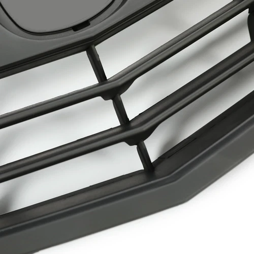For 2011 2012 13 2014 Acura TSX Front Bumper Upper Mesh Grille Matte Black Grill - Picture 8 of 10