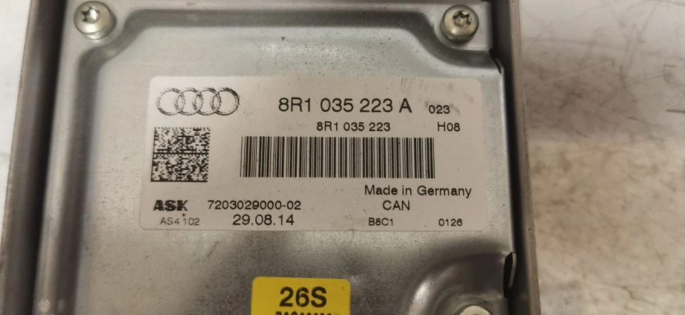 2013 Audi A4 Control Module Unit 8R1035223A - Image 2 of 4