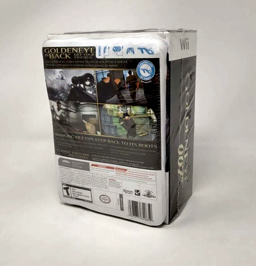 Goldeneye 007 Walmart Bundle with Golden Controller and Shirt for Nintendo Wii - Image 3 of 4
