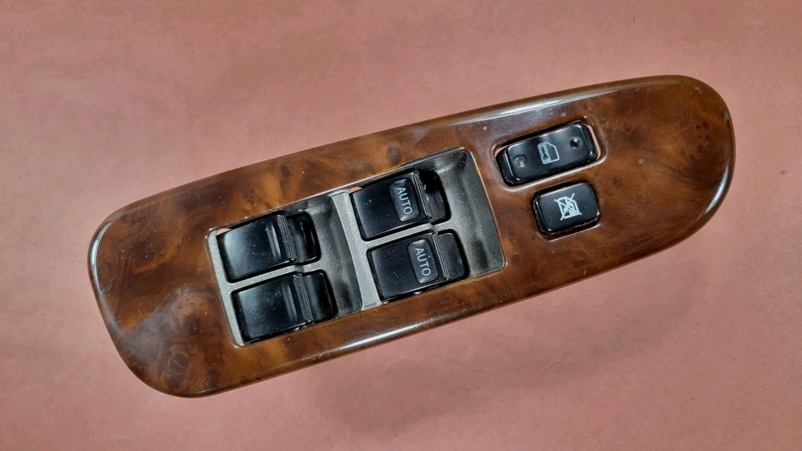 2001-2004 Toyota Sequoia LIMITED Left Driver Master Power Window Switch OEM WOOD