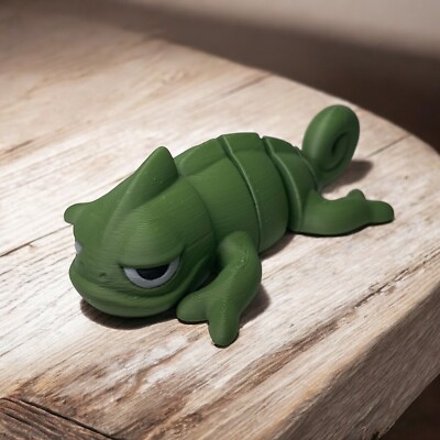 Flexi Chameleon - Articulated animal fidget toy