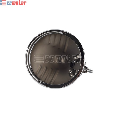 5.75" Headlight Visor Housing Bucket Bracket For Harley Softail Fatboy Sportster - Picture 7 of 10