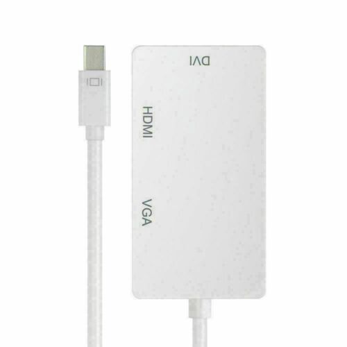 Mini Display Port (DP)Thunderbolt to HDMI Adapter VGA DVI MacBook Pro Mac Air - Picture 7 of 7