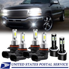 For Gmc Sierra 1500 2500 Hd 1999 2000 2001 2002 Led Headlight Fog Light Bulbs For Gmc Sierra 1500 2500 Hd 1999 2000 2001 2002 Led Headlight Fog Light Bulbs