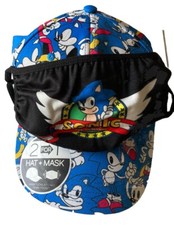 Bioworld Sonic The Hedgehog Adult Hat and Mask Combo