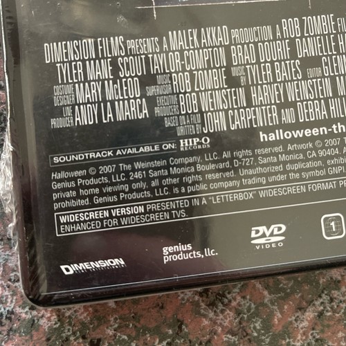 Rob Zombie Halloween Unrated Director's Cut DVD 2007 Two-Disc Special Edition - Picture 3 of 7