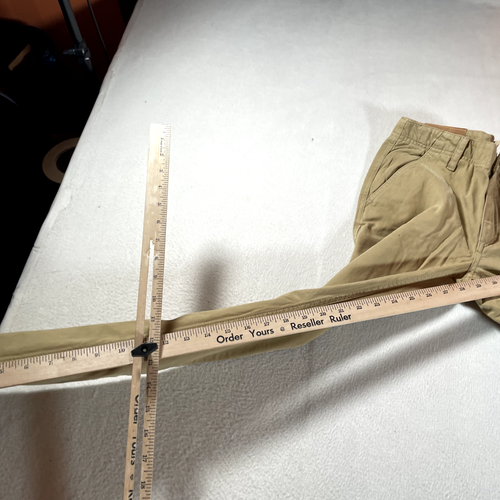Y2K Pants Youth 16 Brown Khaki Flat Front Skater Rave Urban Pipeline 29x28 New - Picture 5 of 18