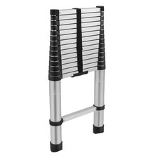 RecPro RV 14.5' Telescoping Ladder | 15 Steps | Weighs 28 lbs | 330 lb Capacity