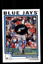 Signed Baseball Card Auto Jason Frasor 2004 Topps Traded #T193 Blue Jays