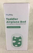 TinlyFinly Toddler Airplane Bed, Seat Extender for Kids - Plain, Dark Blue