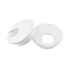 2 Inch 50Mm Desk Hole Cover Grommet ABS Plastic Wire 50Mm 2 Inch White