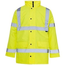 High Visibilty Portwest Work Jacket Yellow