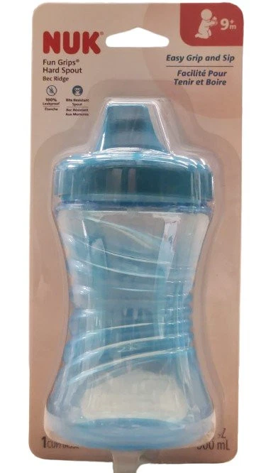 First Essentials by NUK Fun Grips Hard Spout Sippy Cup, 10 oz., los colores pueden variar Foto 3 de 4