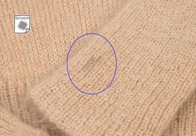 美品 Vivienne Westwood モヘヤ混 変形ニット 2トーンカラー Vivienne Westwood Red Label Orb Stripe Mohair Knit Sweater Size 3