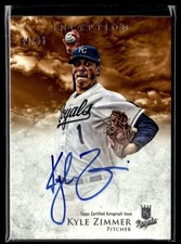 2013 BOWMAN INCEPTION ORANGE /50 AUTO KYLE ZIMMER ROYALS