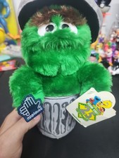 1994 Sesame Street Plush Oscar the Grouch Applause Jim Henson 11" With Tags