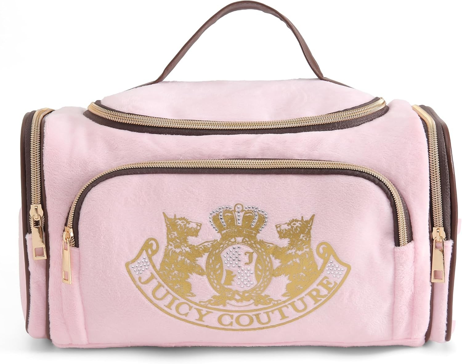 Authentic Juicy Couture Pink Makeup Bag Cosmetics Organizer Travel