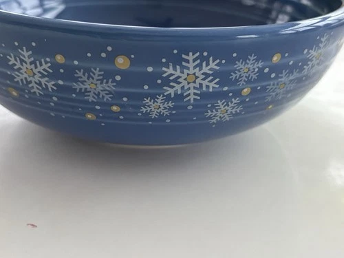 Fiesta Snowflake Individual Serve Bowl From Macys Lapis Blue
