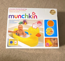 Munchkin Inflatable Safety Duck Tub w/ White Hot Indicator, 6-24 Mos BRAND NEW