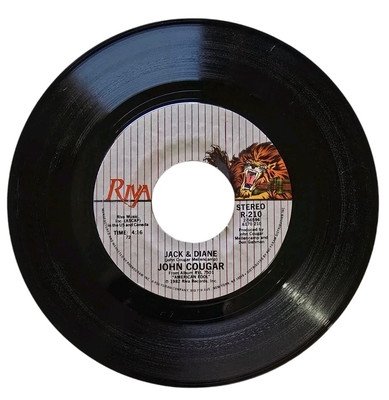 John Cougar Mellencamp - Jack & Diane - Tested Vinyl 45 Record 80s Rock