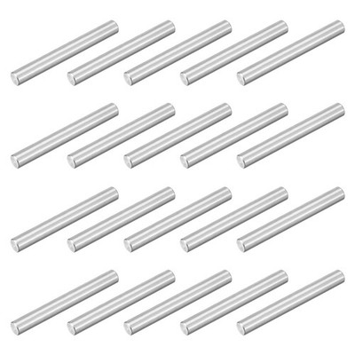 60Pcs M5x40mm 304 Stainless Steel Dowel Pin, Cylindrical Shelf Support Peg Pin