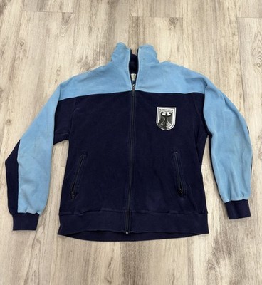Vintage Bundeswehr Track Jacket Navy Blue German Military Size 52