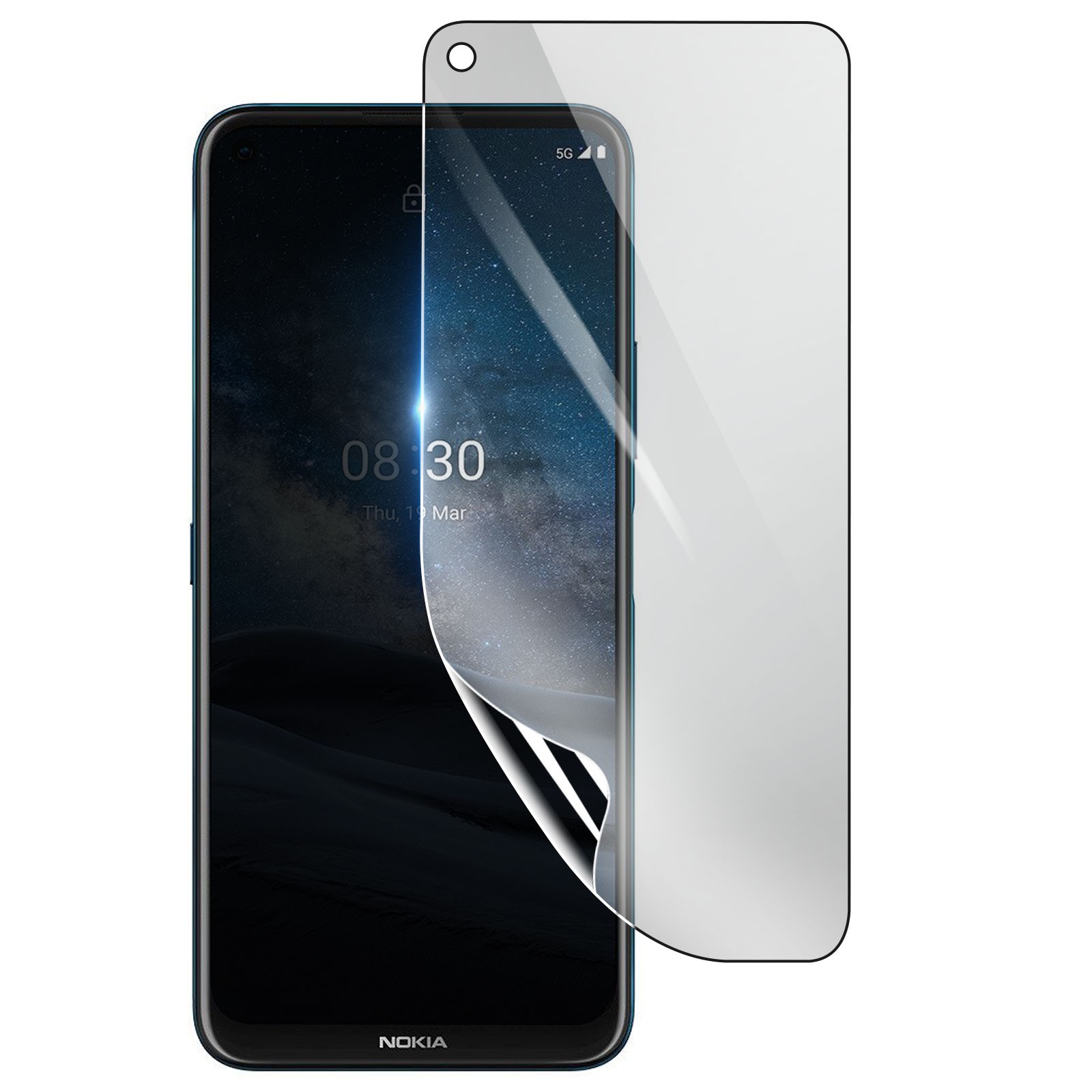 Protection écran hydrogel premium Nokia 8.3 5G texture fluide et transparente