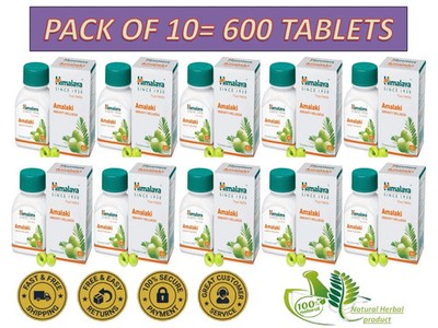 Amalaki by Himalaya Tablets Boost Immunity (60 TAB X 10) FREE FAST SHIP EXP-2027