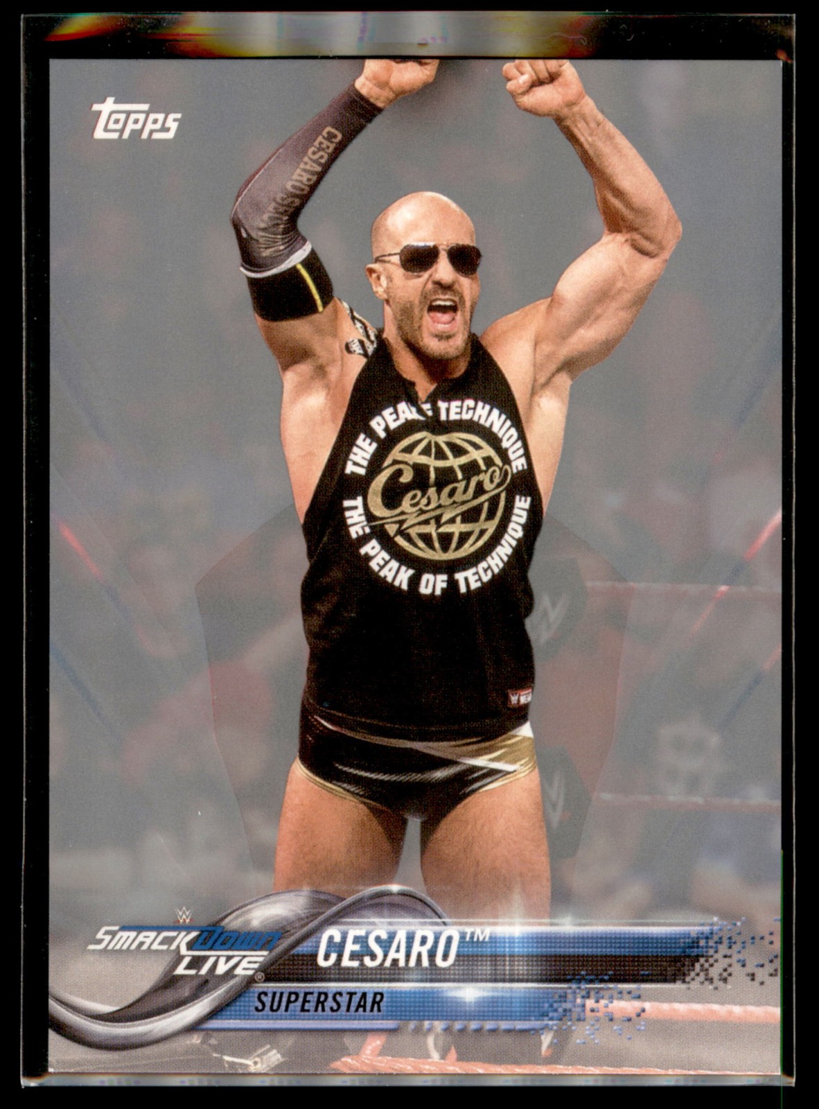 2018 Topps WWE Then Now Forever SILVER Parallel #116 Cesaro - SmackDown #17/25