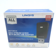 NEW Linksys Next Gen AC Max Stream AC600 Wi-Fi Internet Micro USB Adapter