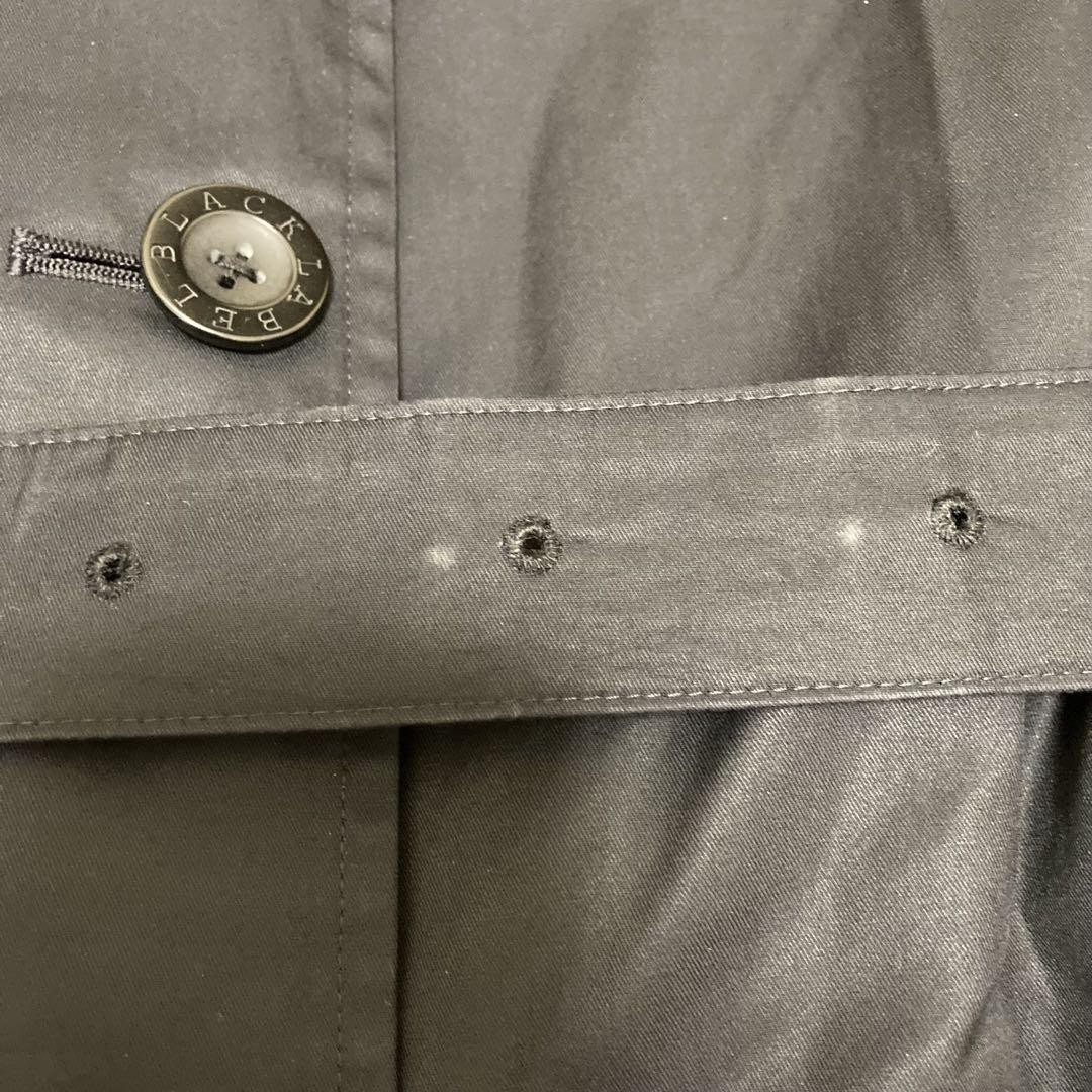 Burberry Black Label Trench Coat Black With Belt Size L Men thumbnail 5